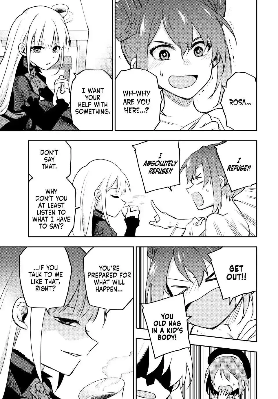 Mikata ga Yowasugite Hojo Mahou ni Tesshiteita Kyuutei Mahoushi, Tsuihou Sarete Saikyou wo Mezashimasu Chapter 57 page 13