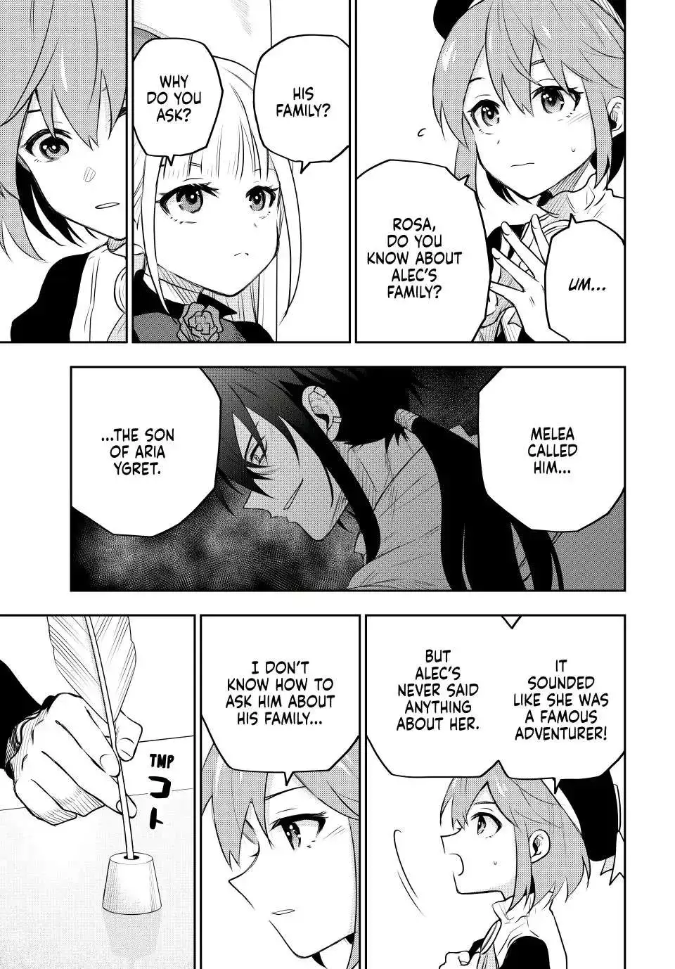 Mikata ga Yowasugite Hojo Mahou ni Tesshiteita Kyuutei Mahoushi, Tsuihou Sarete Saikyou wo Mezashimasu Chapter 59 page 4