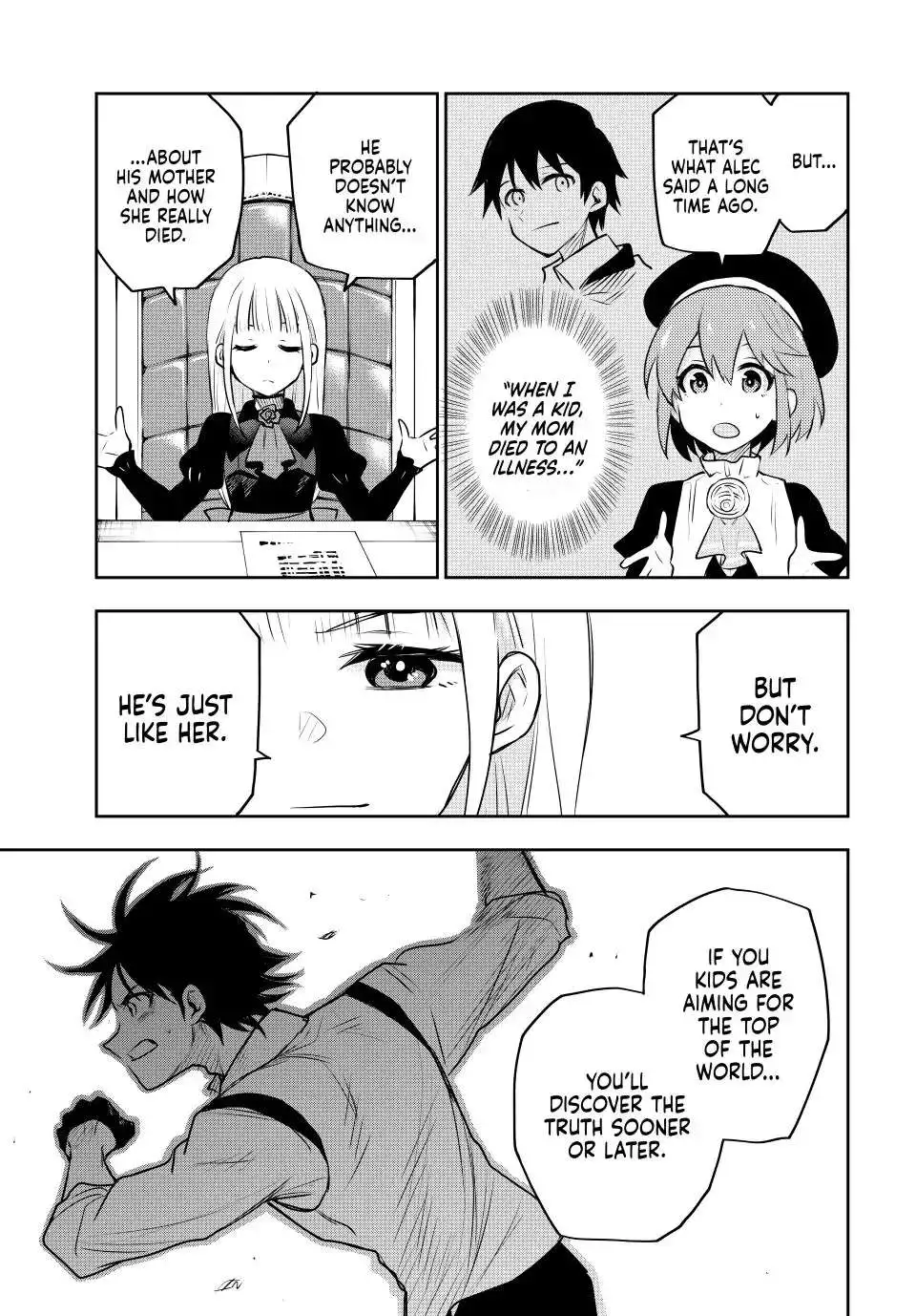 Mikata ga Yowasugite Hojo Mahou ni Tesshiteita Kyuutei Mahoushi, Tsuihou Sarete Saikyou wo Mezashimasu Chapter 59 page 6