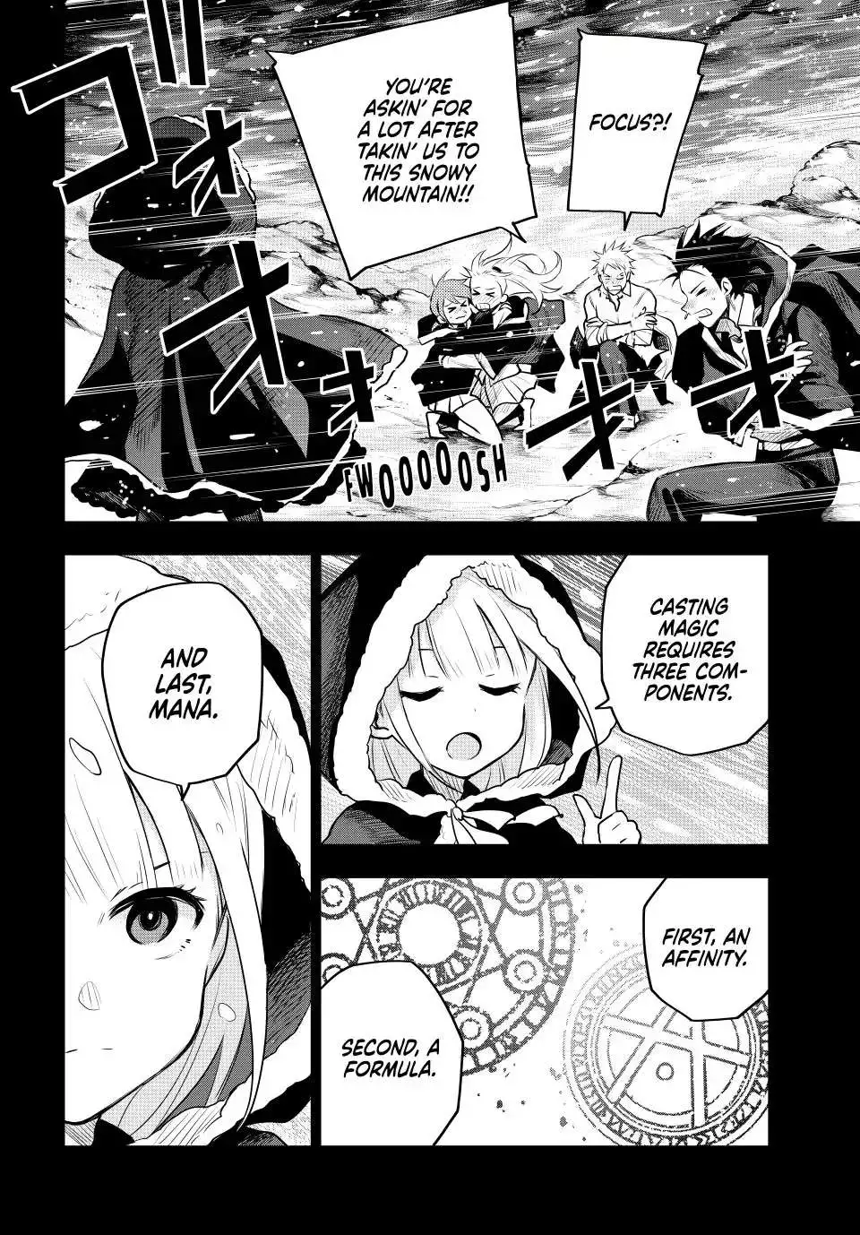 Mikata ga Yowasugite Hojo Mahou ni Tesshiteita Kyuutei Mahoushi, Tsuihou Sarete Saikyou wo Mezashimasu Chapter 59 page 9