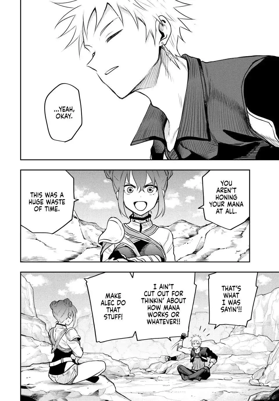 Mikata ga Yowasugite Hojo Mahou ni Tesshiteita Kyuutei Mahoushi, Tsuihou Sarete Saikyou wo Mezashimasu Chapter 59 page 13