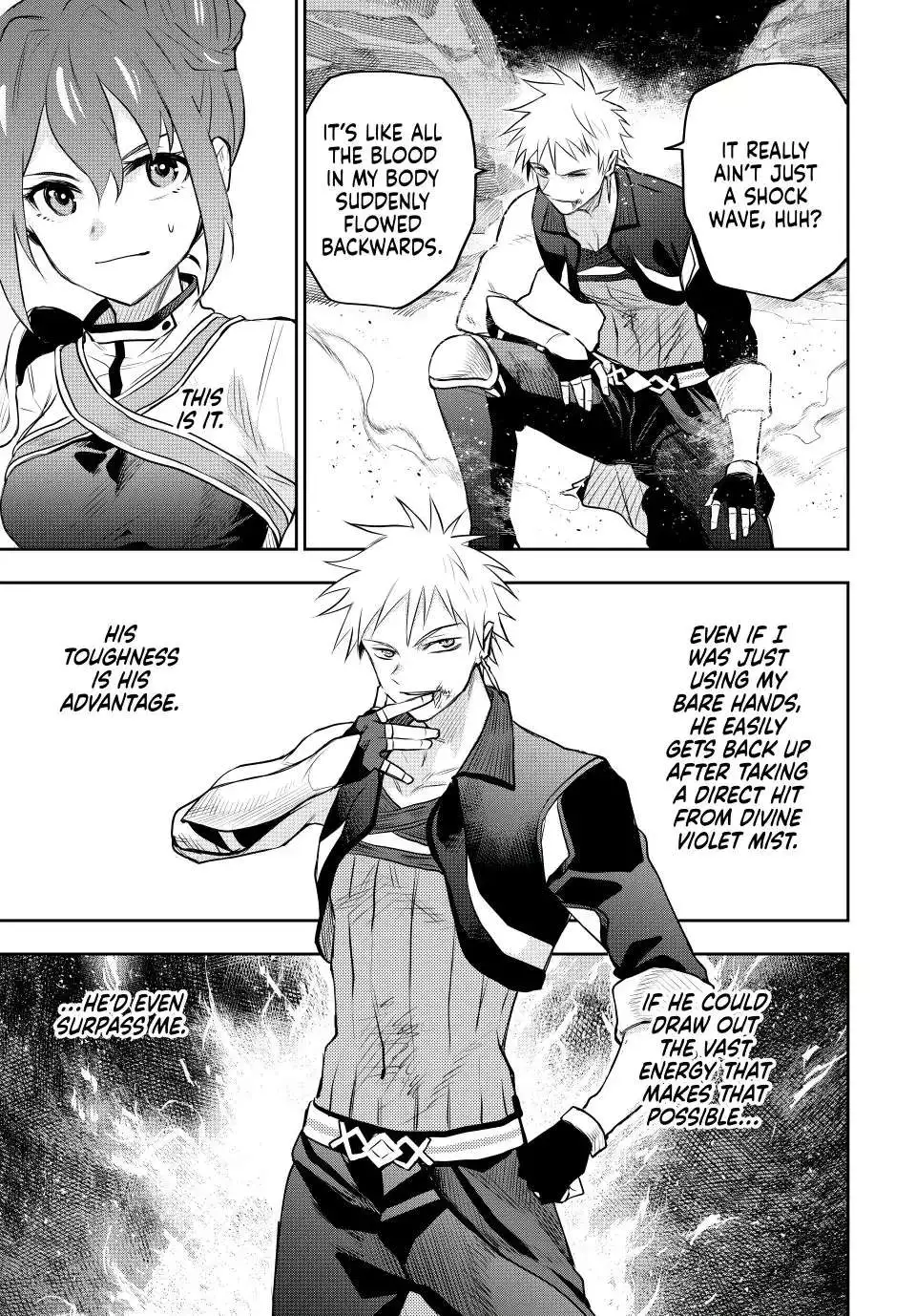 Mikata ga Yowasugite Hojo Mahou ni Tesshiteita Kyuutei Mahoushi, Tsuihou Sarete Saikyou wo Mezashimasu Chapter 59 page 18