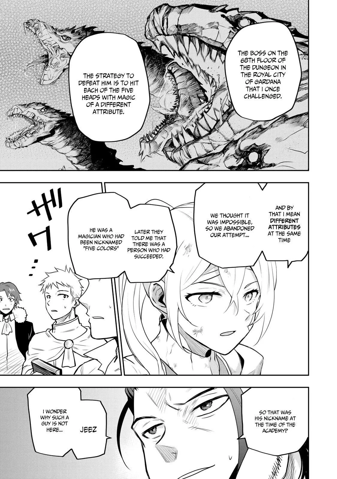 Mikata ga Yowasugite Hojo Mahou ni Tesshiteita Kyuutei Mahoushi, Tsuihou Sarete Saikyou wo Mezashimasu Chapter 6 page 4
