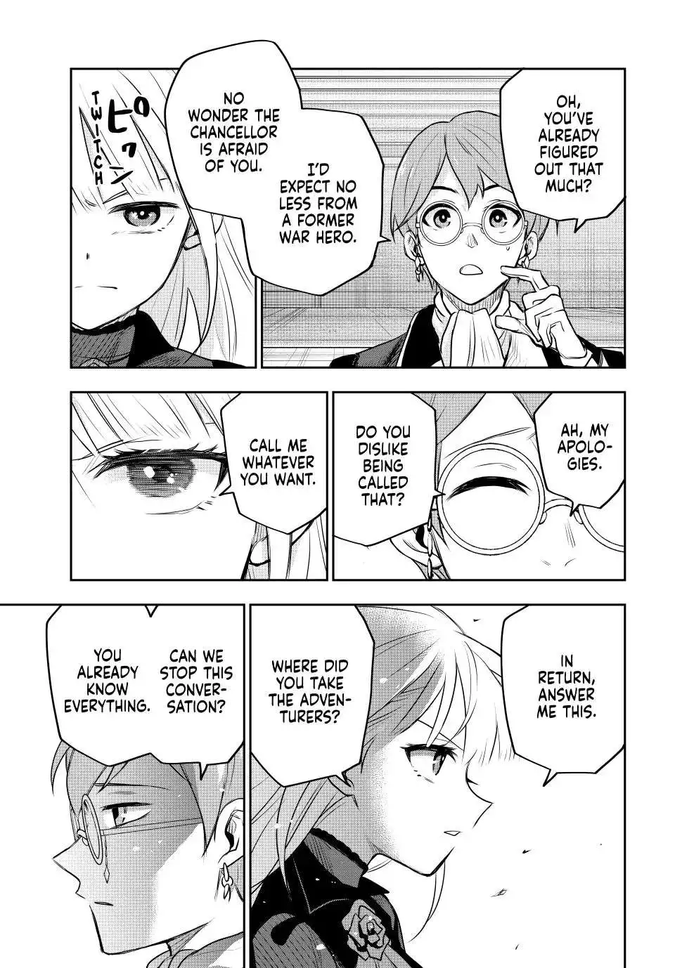 Mikata ga Yowasugite Hojo Mahou ni Tesshiteita Kyuutei Mahoushi, Tsuihou Sarete Saikyou wo Mezashimasu Chapter 60 page 14