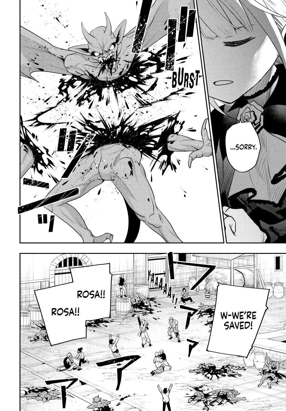 Mikata ga Yowasugite Hojo Mahou ni Tesshiteita Kyuutei Mahoushi, Tsuihou Sarete Saikyou wo Mezashimasu Chapter 62 page 6