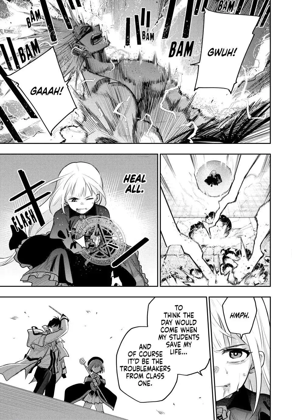 Mikata ga Yowasugite Hojo Mahou ni Tesshiteita Kyuutei Mahoushi, Tsuihou Sarete Saikyou wo Mezashimasu Chapter 63 page 8
