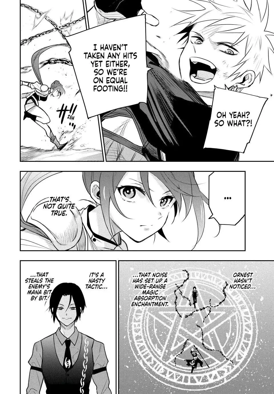 Mikata ga Yowasugite Hojo Mahou ni Tesshiteita Kyuutei Mahoushi, Tsuihou Sarete Saikyou wo Mezashimasu Chapter 64 page 17