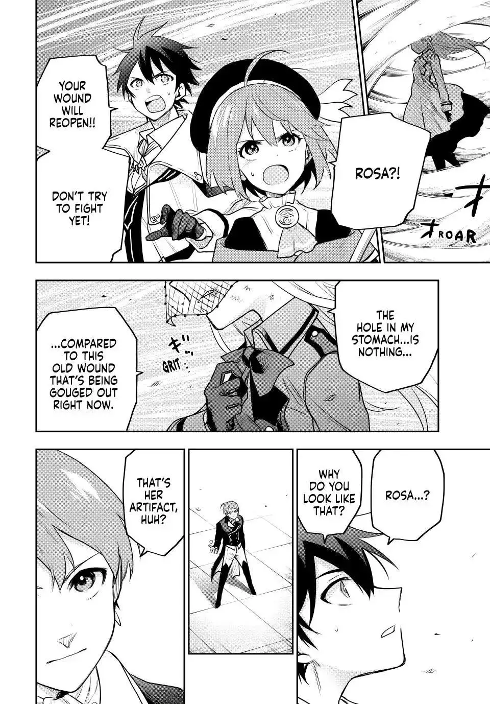 Mikata ga Yowasugite Hojo Mahou ni Tesshiteita Kyuutei Mahoushi, Tsuihou Sarete Saikyou wo Mezashimasu Chapter 66 page 9