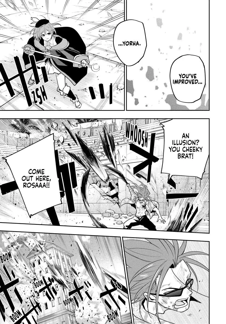 Mikata ga Yowasugite Hojo Mahou ni Tesshiteita Kyuutei Mahoushi, Tsuihou Sarete Saikyou wo Mezashimasu Chapter 67 page 5