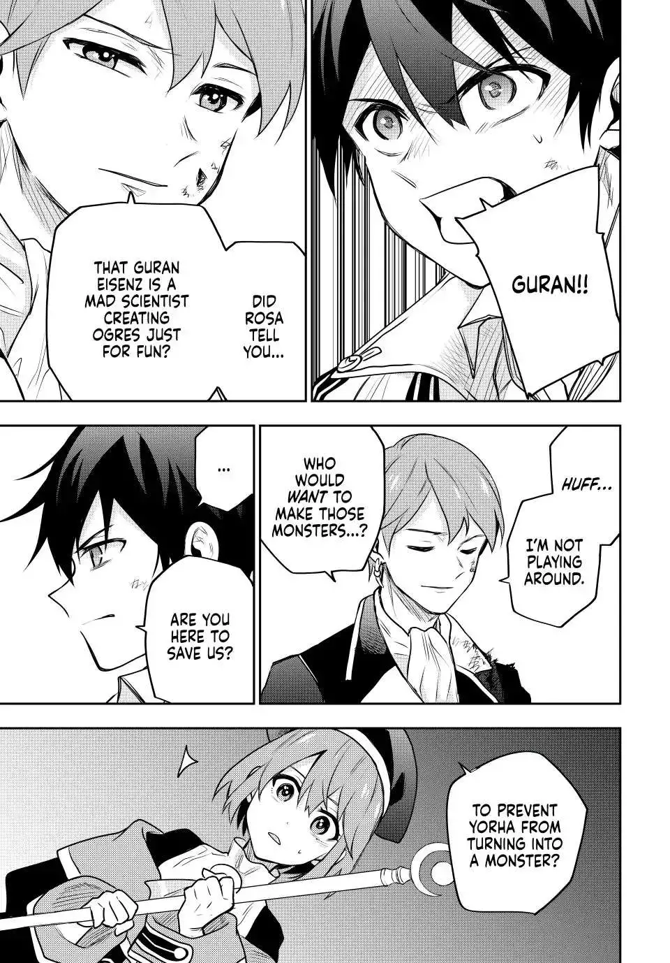 Mikata ga Yowasugite Hojo Mahou ni Tesshiteita Kyuutei Mahoushi, Tsuihou Sarete Saikyou wo Mezashimasu Chapter 69 page 11