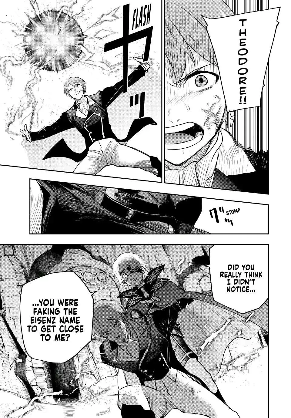 Mikata ga Yowasugite Hojo Mahou ni Tesshiteita Kyuutei Mahoushi, Tsuihou Sarete Saikyou wo Mezashimasu Chapter 70 page 12