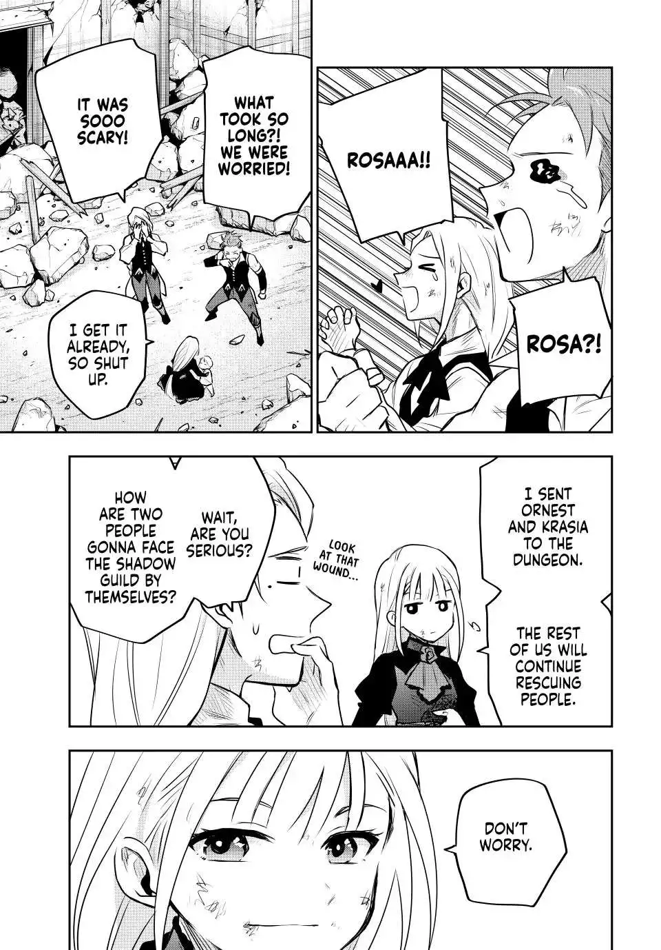 Mikata ga Yowasugite Hojo Mahou ni Tesshiteita Kyuutei Mahoushi, Tsuihou Sarete Saikyou wo Mezashimasu Chapter 73 page 12