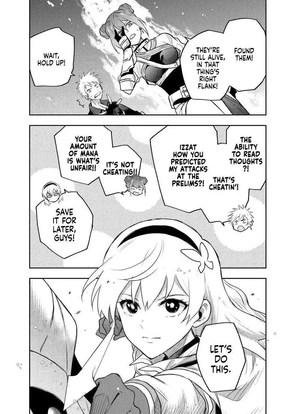 Mikata ga Yowasugite Hojo Mahou ni Tesshiteita Kyuutei Mahoushi, Tsuihou Sarete Saikyou wo Mezashimasu Chapter 77 page 3