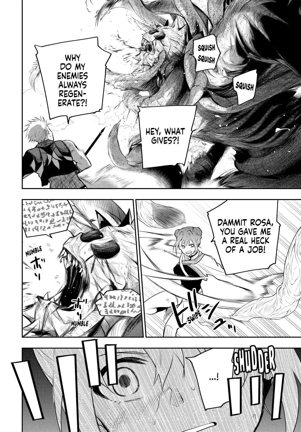 Mikata ga Yowasugite Hojo Mahou ni Tesshiteita Kyuutei Mahoushi, Tsuihou Sarete Saikyou wo Mezashimasu Chapter 77 page 10
