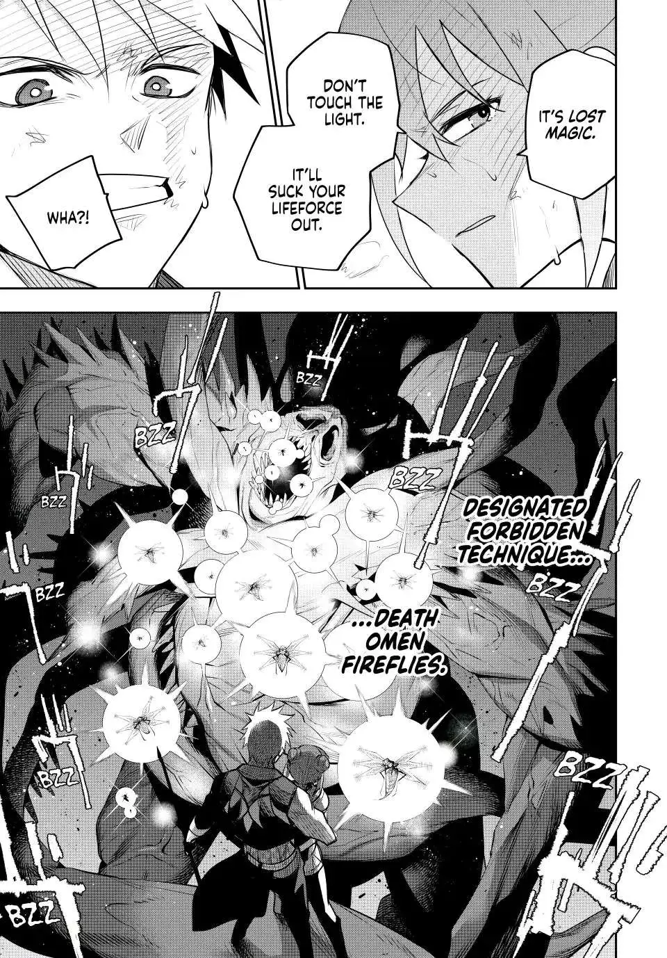 Mikata ga Yowasugite Hojo Mahou ni Tesshiteita Kyuutei Mahoushi, Tsuihou Sarete Saikyou wo Mezashimasu Chapter 77 page 13