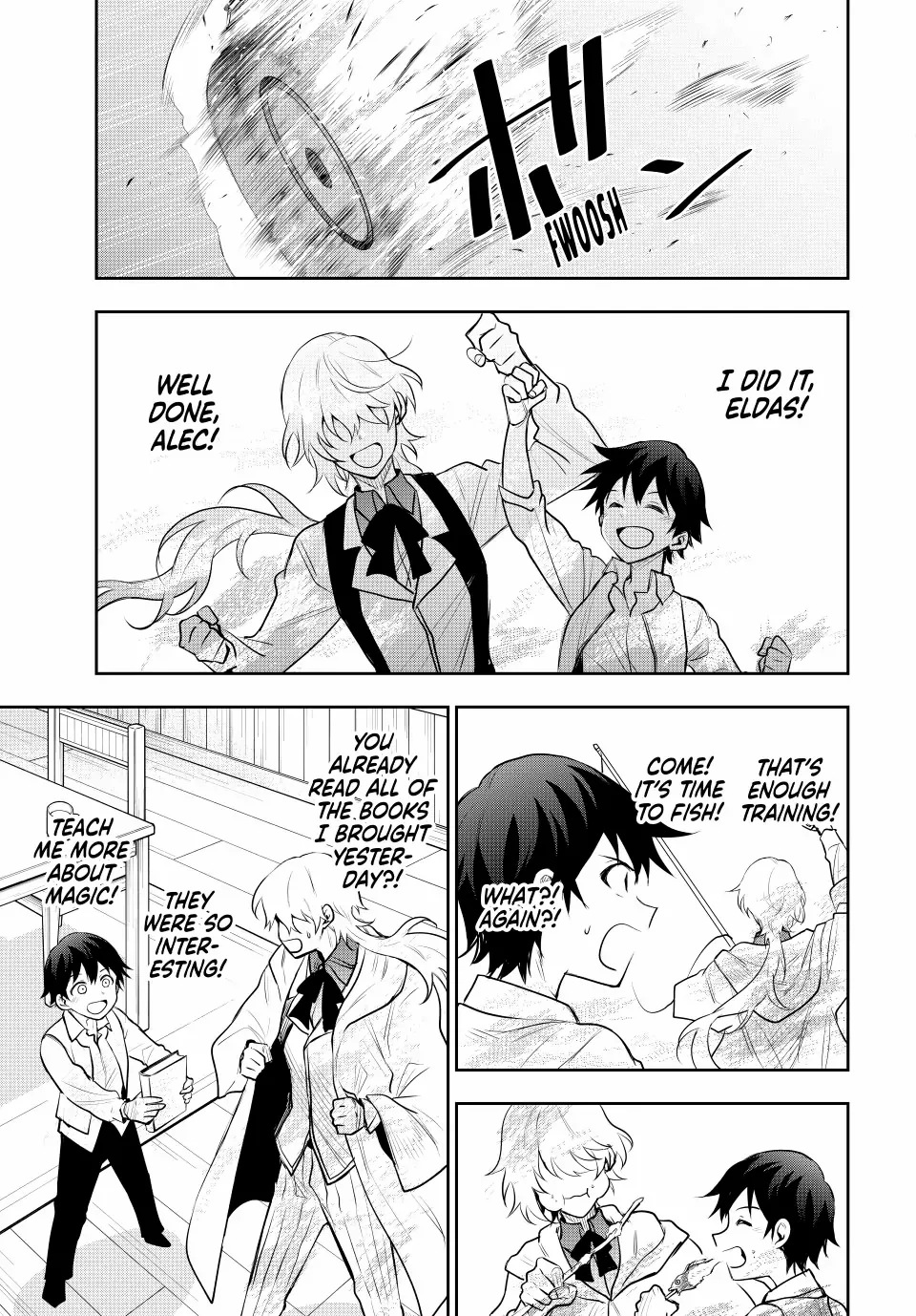 Mikata ga Yowasugite Hojo Mahou ni Tesshiteita Kyuutei Mahoushi, Tsuihou Sarete Saikyou wo Mezashimasu Chapter 81 page 13