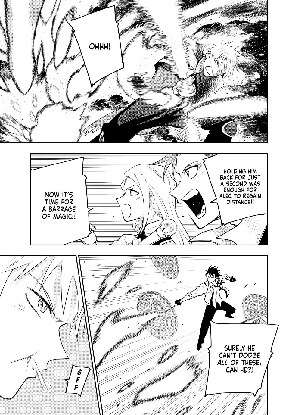 Mikata ga Yowasugite Hojo Mahou ni Tesshiteita Kyuutei Mahoushi, Tsuihou Sarete Saikyou wo Mezashimasu Chapter 81 page 15