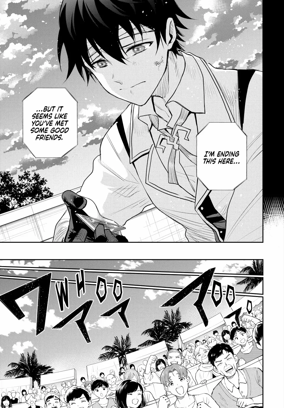 Mikata ga Yowasugite Hojo Mahou ni Tesshiteita Kyuutei Mahoushi, Tsuihou Sarete Saikyou wo Mezashimasu Chapter 81 page 9