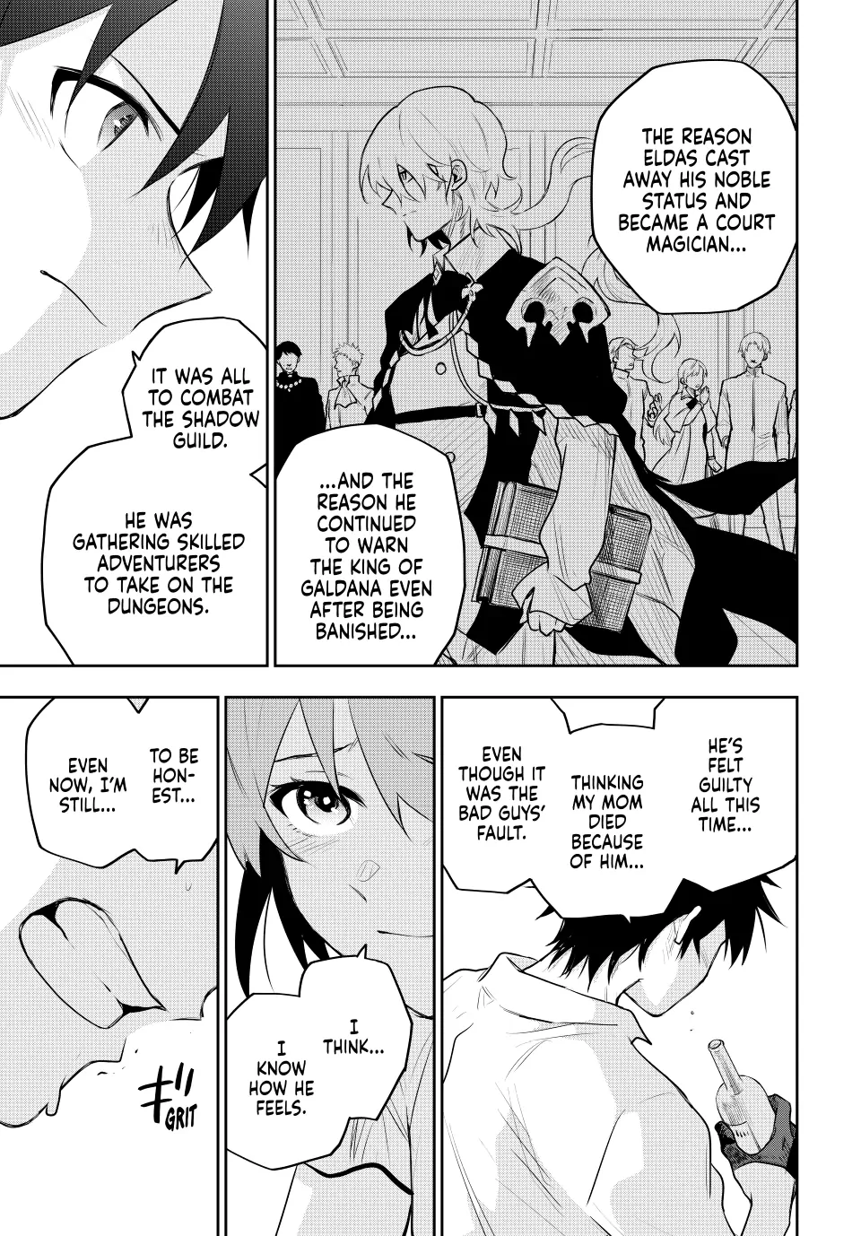 Mikata ga Yowasugite Hojo Mahou ni Tesshiteita Kyuutei Mahoushi, Tsuihou Sarete Saikyou wo Mezashimasu Chapter 82 page 6