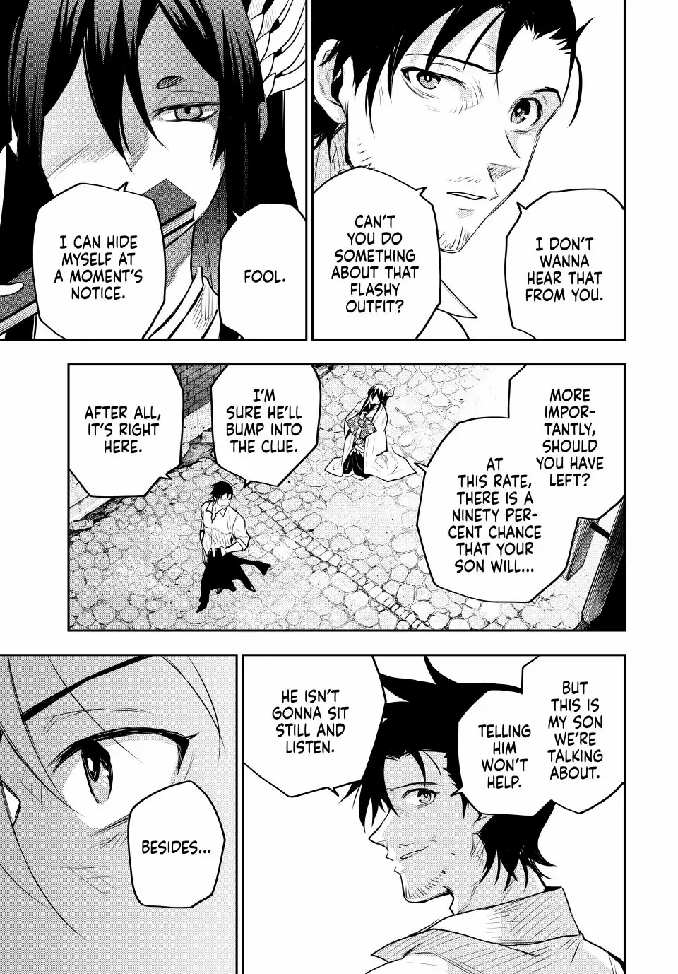 Mikata ga Yowasugite Hojo Mahou ni Tesshiteita Kyuutei Mahoushi, Tsuihou Sarete Saikyou wo Mezashimasu Chapter 84 page 17
