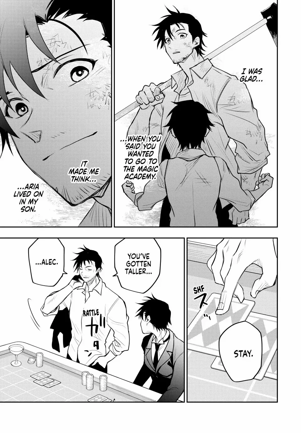 Mikata ga Yowasugite Hojo Mahou ni Tesshiteita Kyuutei Mahoushi, Tsuihou Sarete Saikyou wo Mezashimasu Chapter 84 page 13