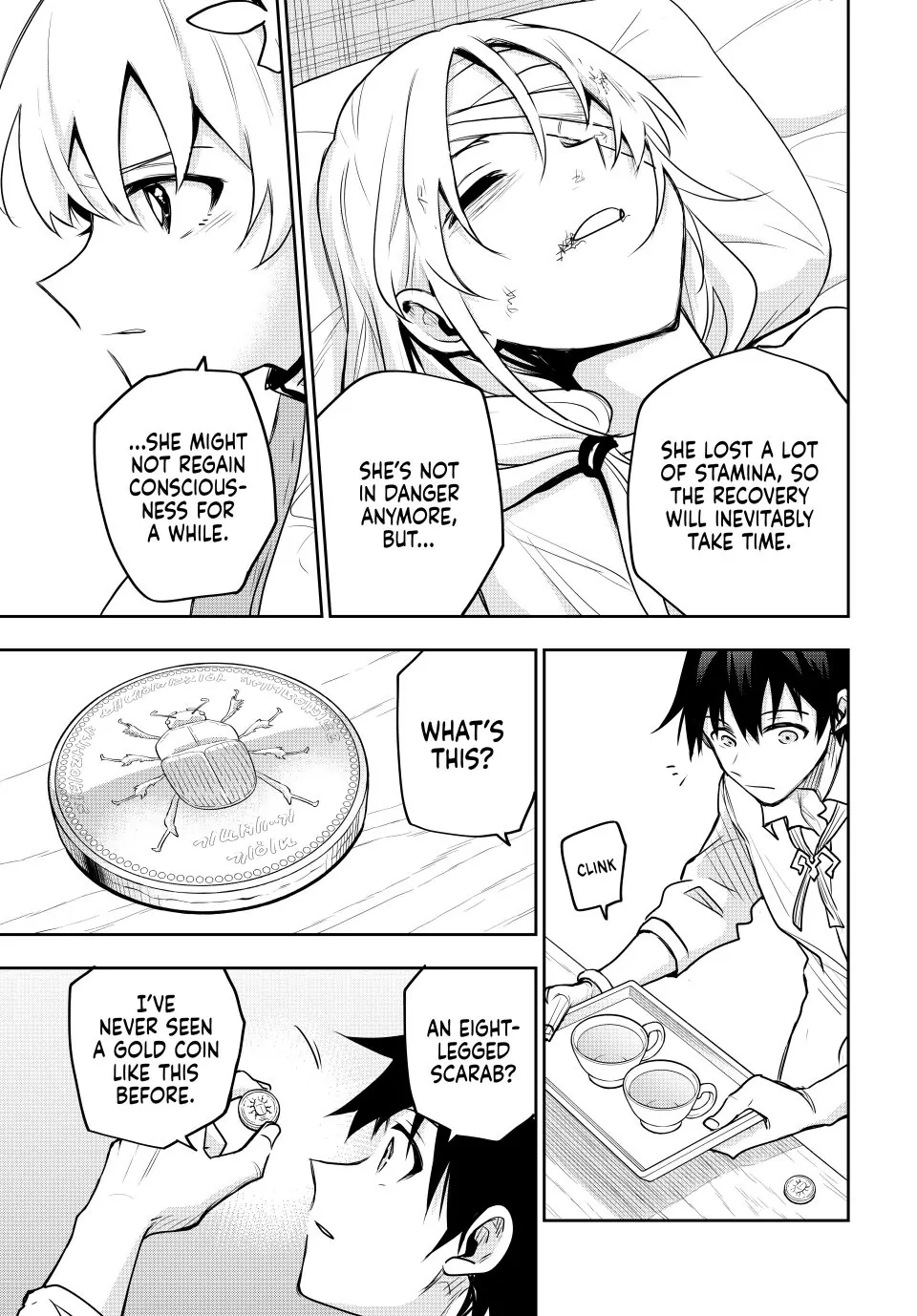 Mikata ga Yowasugite Hojo Mahou ni Tesshiteita Kyuutei Mahoushi, Tsuihou Sarete Saikyou wo Mezashimasu Chapter 90 page 6