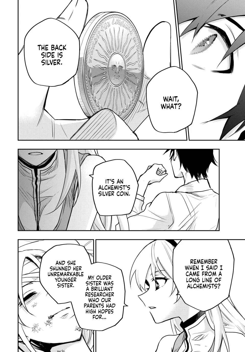 Mikata ga Yowasugite Hojo Mahou ni Tesshiteita Kyuutei Mahoushi, Tsuihou Sarete Saikyou wo Mezashimasu Chapter 90 page 7