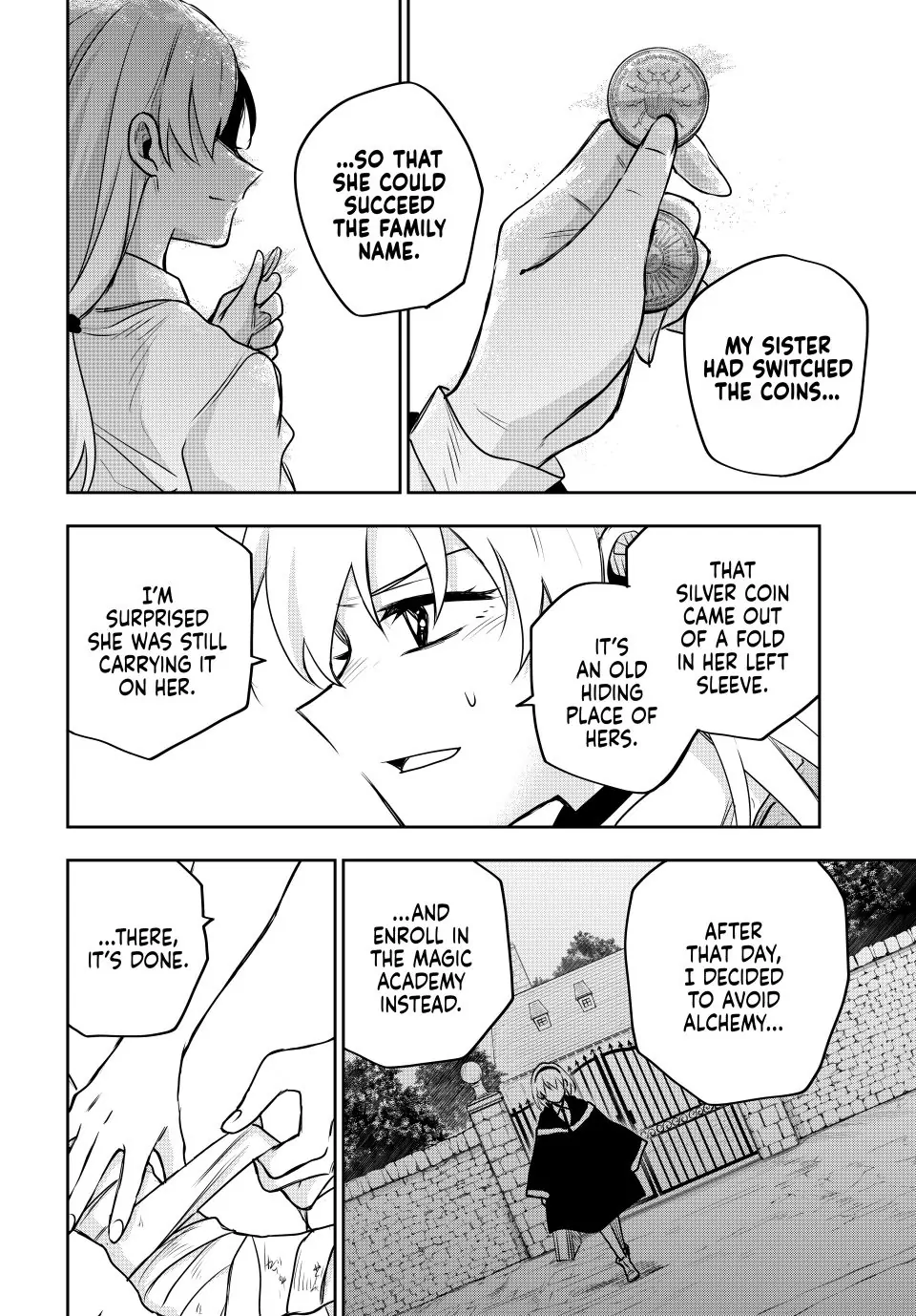 Mikata ga Yowasugite Hojo Mahou ni Tesshiteita Kyuutei Mahoushi, Tsuihou Sarete Saikyou wo Mezashimasu Chapter 90 page 13