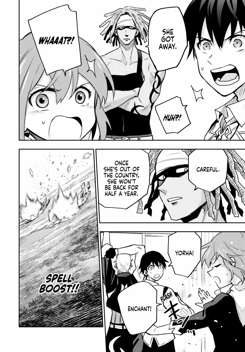 Mikata ga Yowasugite Hojo Mahou ni Tesshiteita Kyuutei Mahoushi, Tsuihou Sarete Saikyou wo Mezashimasu Chapter 92 page 4