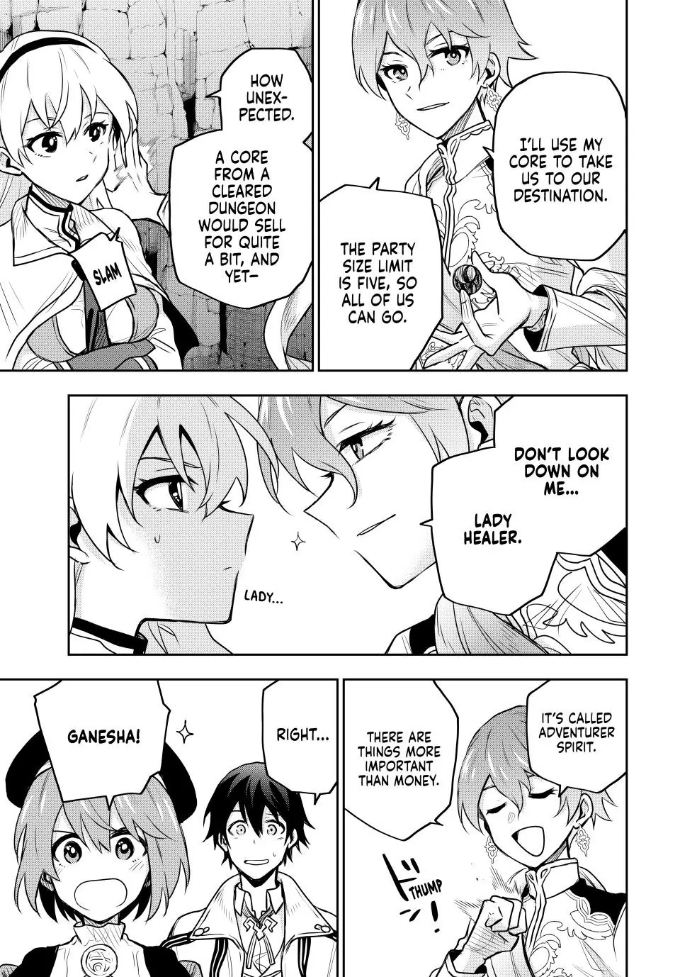 Mikata ga Yowasugite Hojo Mahou ni Tesshiteita Kyuutei Mahoushi, Tsuihou Sarete Saikyou wo Mezashimasu Chapter 93 page 4