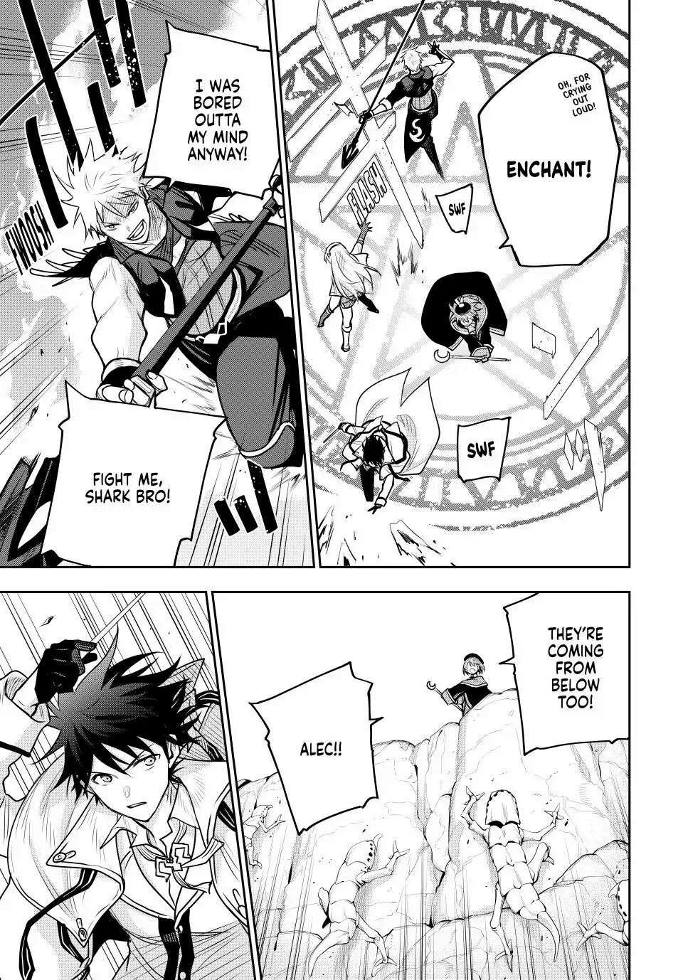 Mikata ga Yowasugite Hojo Mahou ni Tesshiteita Kyuutei Mahoushi, Tsuihou Sarete Saikyou wo Mezashimasu Chapter 93 page 12