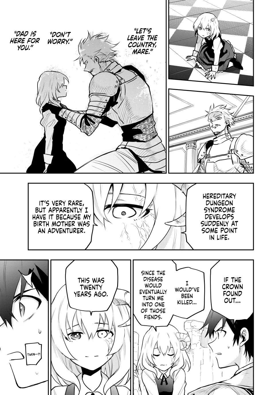 Mikata ga Yowasugite Hojo Mahou ni Tesshiteita Kyuutei Mahoushi, Tsuihou Sarete Saikyou wo Mezashimasu Chapter 96 page 4