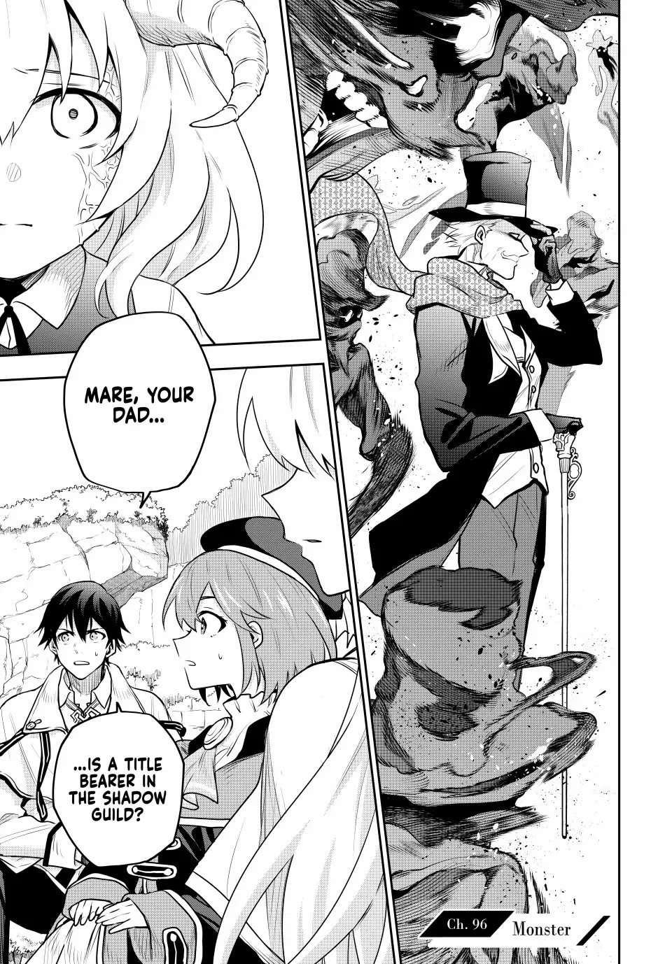 Mikata ga Yowasugite Hojo Mahou ni Tesshiteita Kyuutei Mahoushi, Tsuihou Sarete Saikyou wo Mezashimasu Chapter 96 page 2