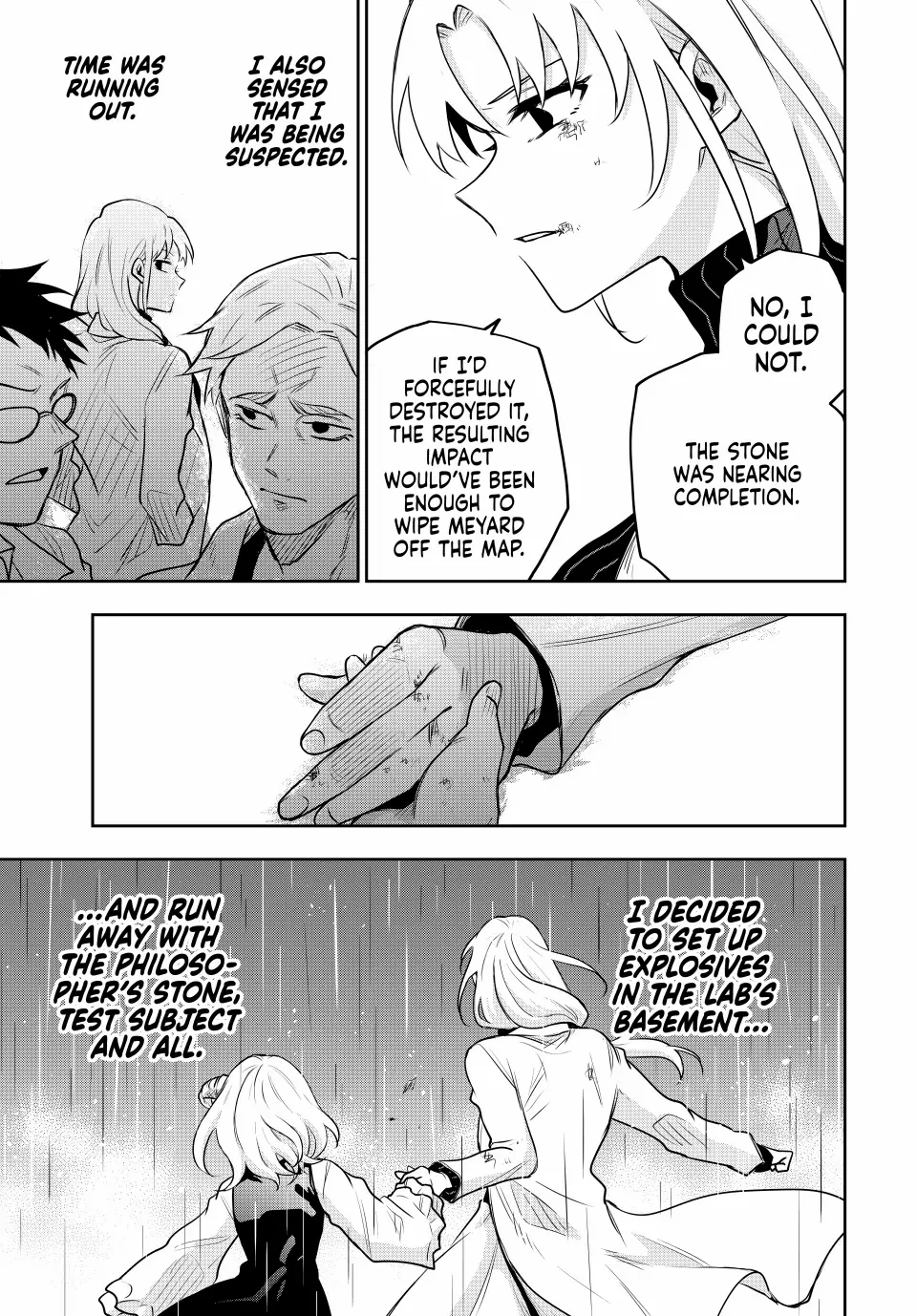 Mikata ga Yowasugite Hojo Mahou ni Tesshiteita Kyuutei Mahoushi, Tsuihou Sarete Saikyou wo Mezashimasu Chapter 98 page 8