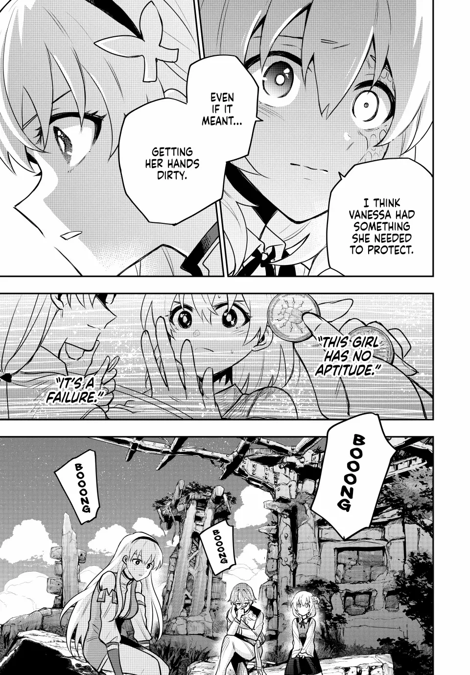 Mikata ga Yowasugite Hojo Mahou ni Tesshiteita Kyuutei Mahoushi, Tsuihou Sarete Saikyou wo Mezashimasu Chapter 99 page 12