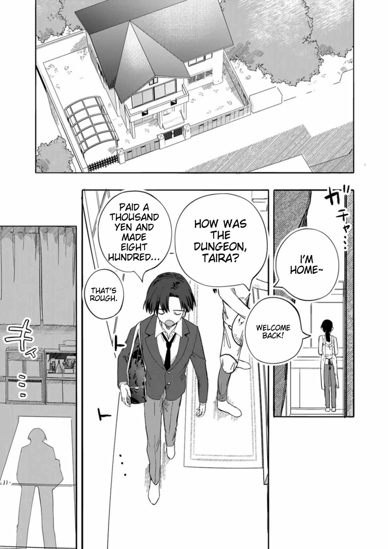 Modern Dungeon – A Tale of a High Schooler with Abnormally High Initial Luck, Becoming the Strongest Using Skills Obtained from Canned Gacha Chapter 1 page 17