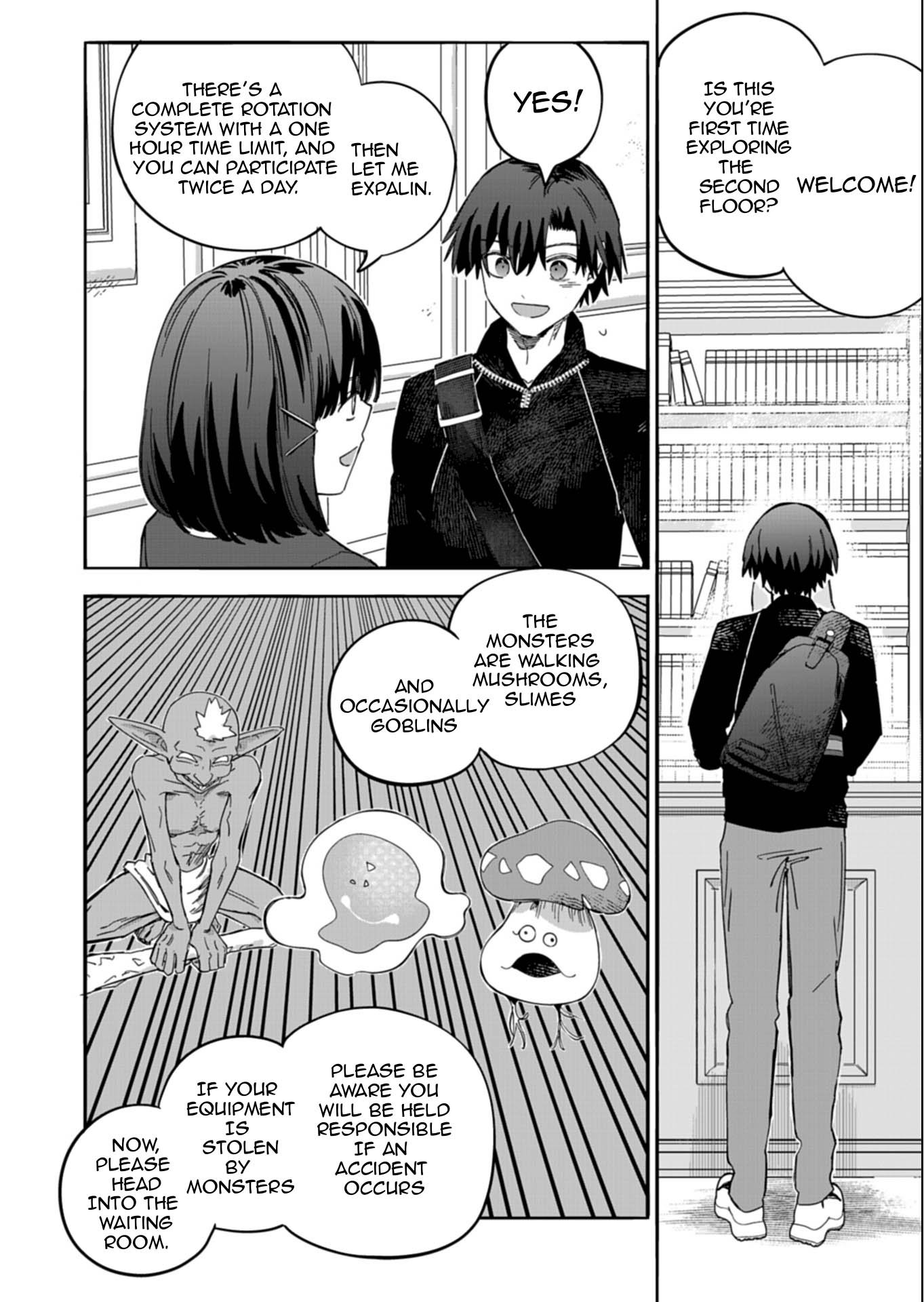 Modern Dungeon – A Tale of a High Schooler with Abnormally High Initial Luck, Becoming the Strongest Using Skills Obtained from Canned Gacha Chapter 3.2 page 2