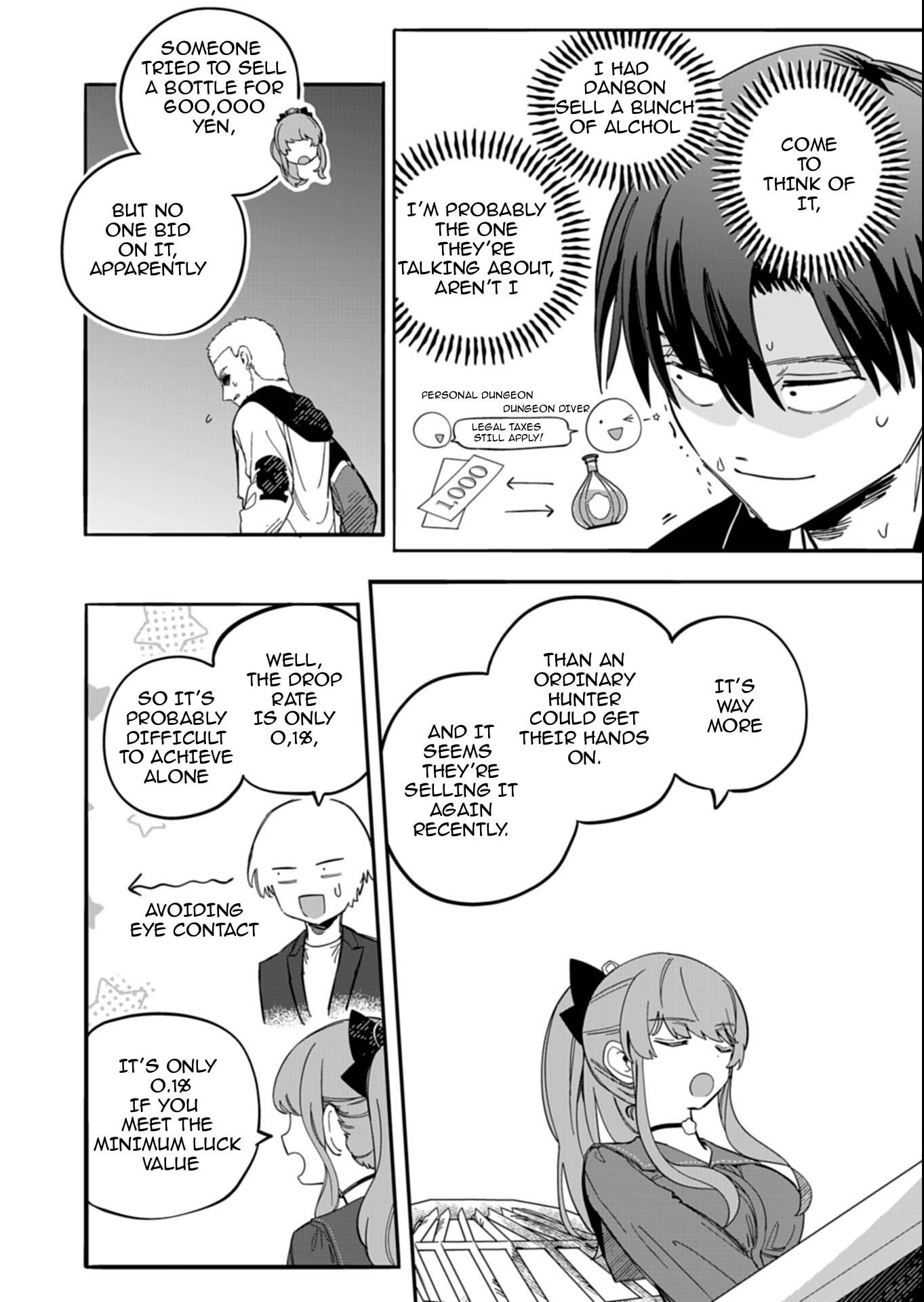 Modern Dungeon – A Tale of a High Schooler with Abnormally High Initial Luck, Becoming the Strongest Using Skills Obtained from Canned Gacha Chapter 3.2 page 15