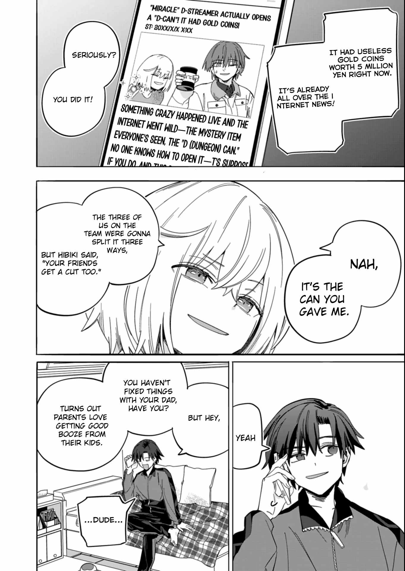 Modern Dungeon – A Tale of a High Schooler with Abnormally High Initial Luck, Becoming the Strongest Using Skills Obtained from Canned Gacha Chapter 4.2 page 17