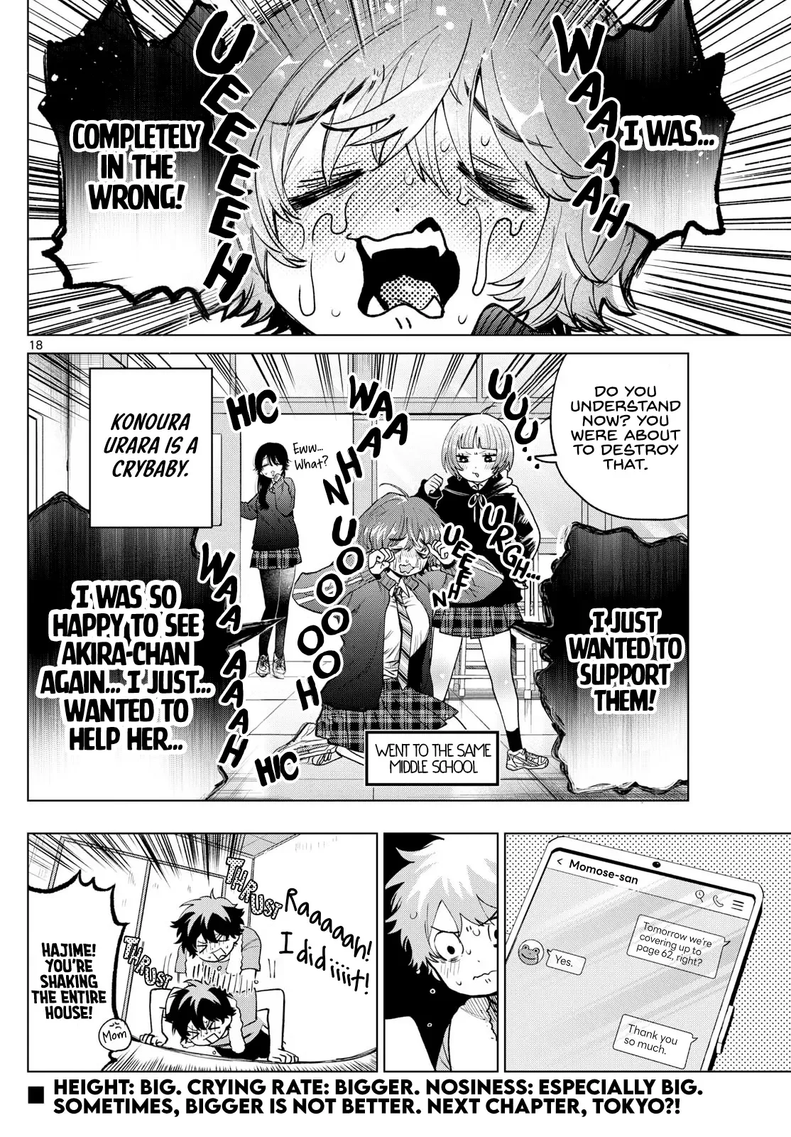 Momose Akira no Hatsukoi Hatan-chuu. Chapter 16 page 18