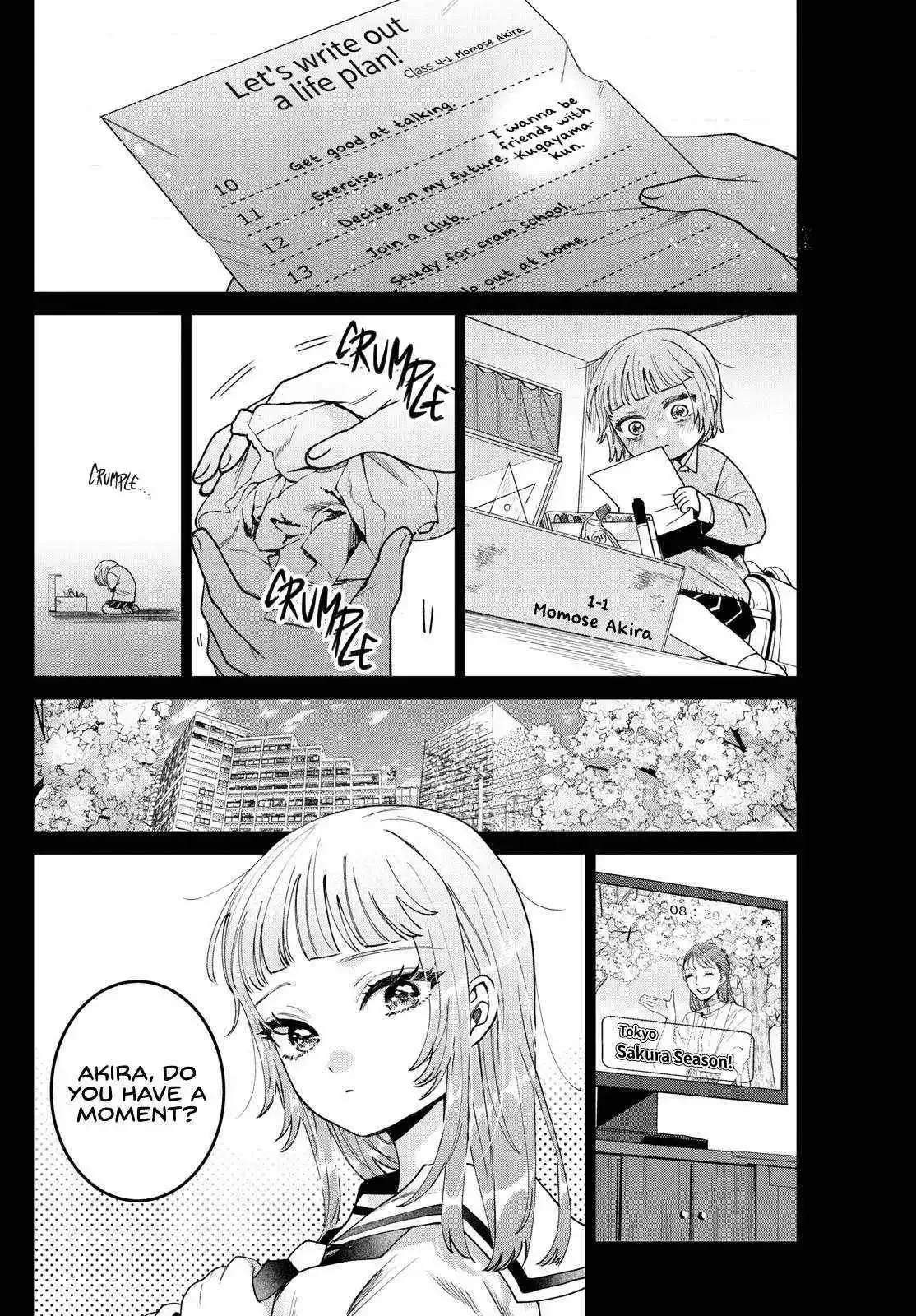 Momose Akira no Hatsukoi Hatan-chuu. Chapter 32 page 14