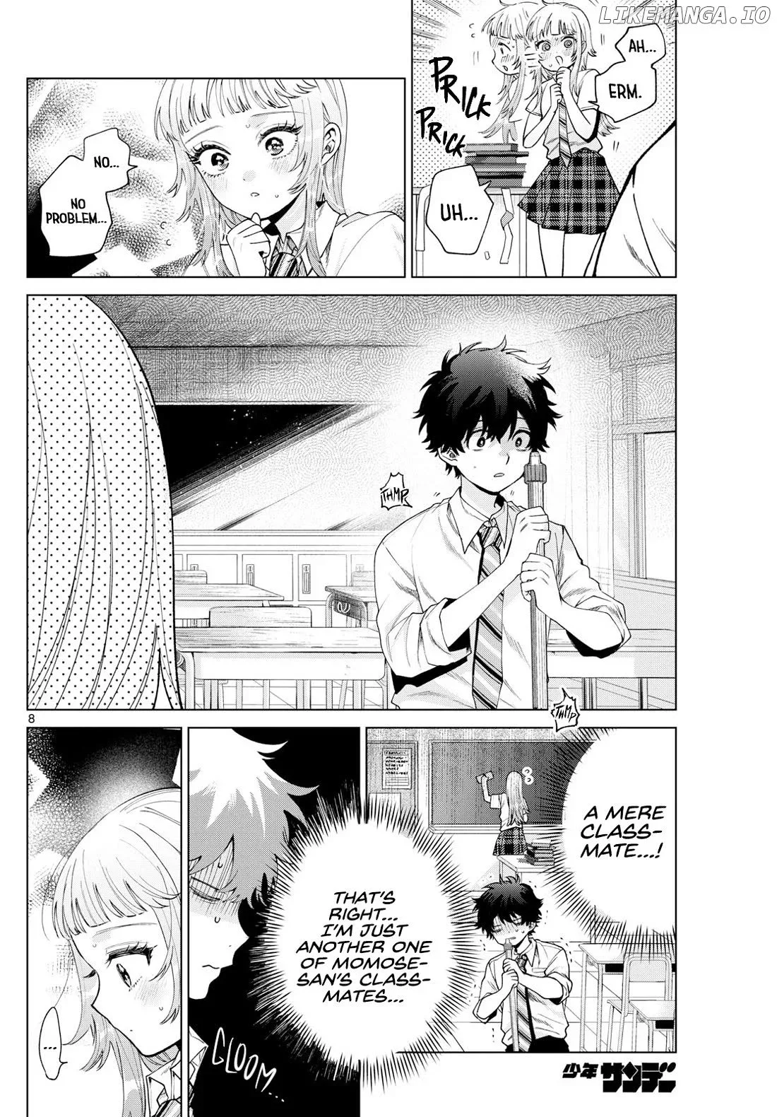 Momose Akira no Hatsukoi Hatan-chuu. Chapter 36 page 8