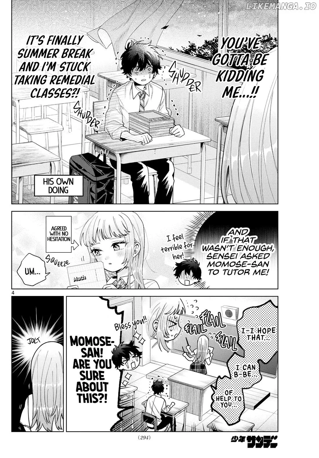 Momose Akira no Hatsukoi Hatan-chuu. Chapter 36 page 4