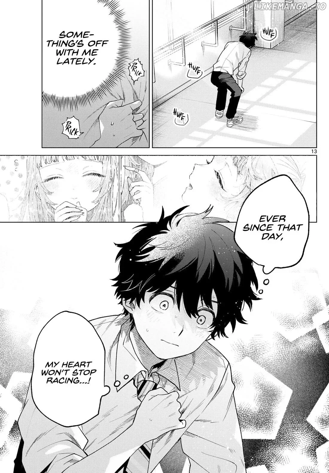 Momose Akira no Hatsukoi Hatan-chuu. Chapter 36 page 13