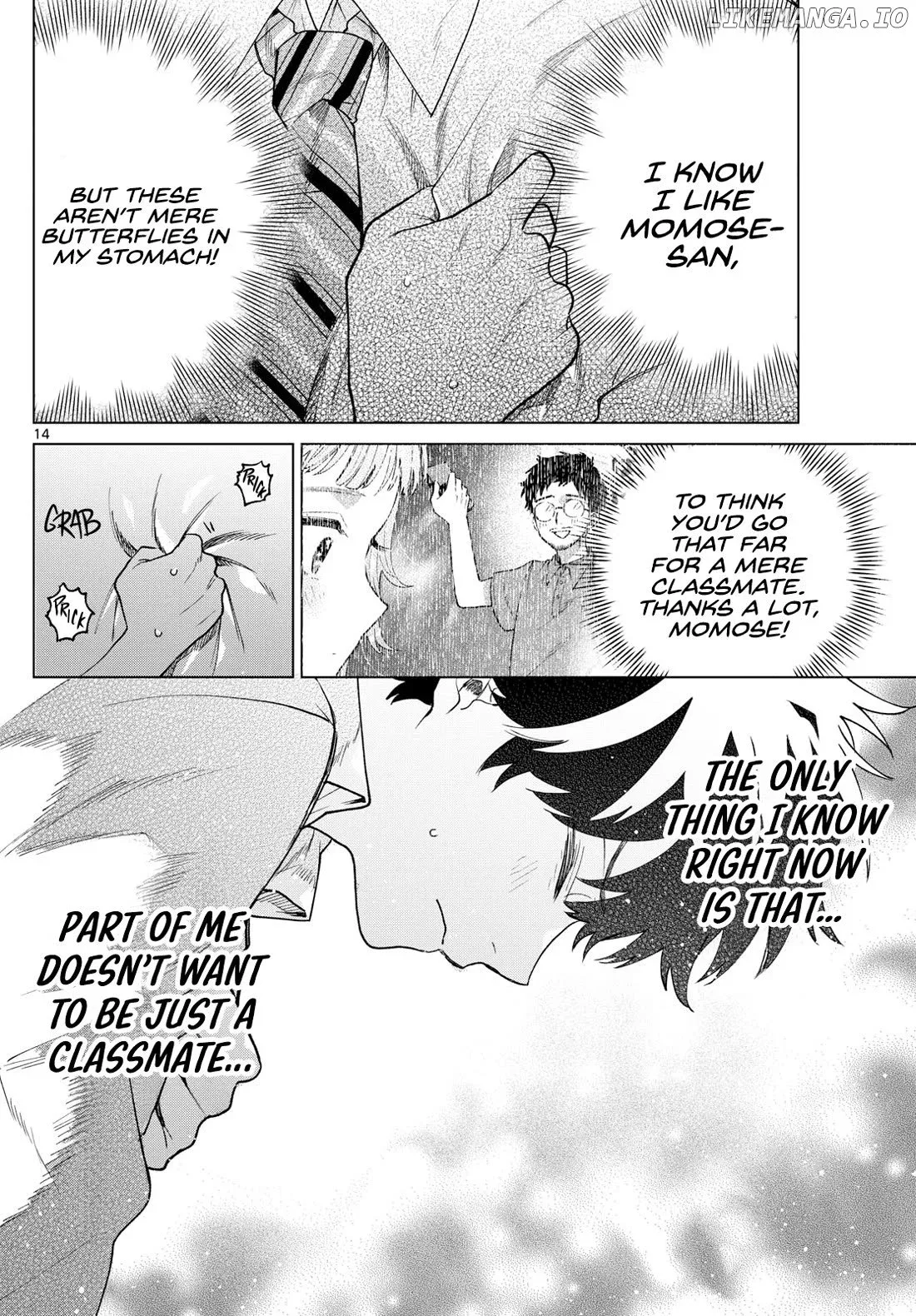 Momose Akira no Hatsukoi Hatan-chuu. Chapter 36 page 14