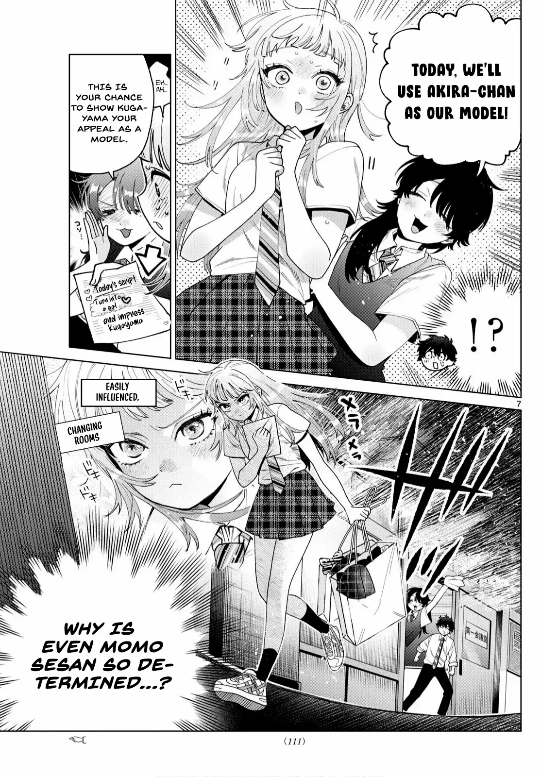 Momose Akira no Hatsukoi Hatan-chuu. Chapter 46 page 8