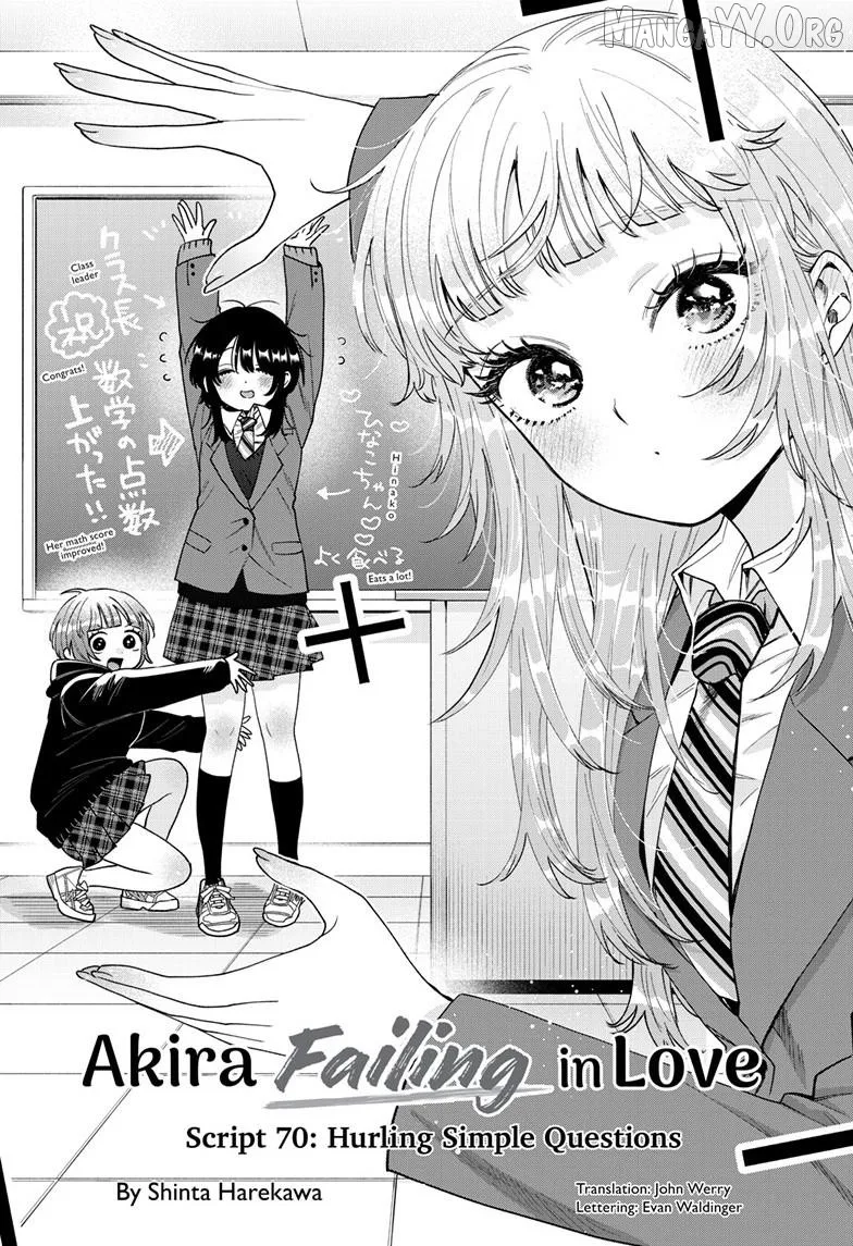 Momose Akira no Hatsukoi Hatan-chuu. Chapter 70 page 2