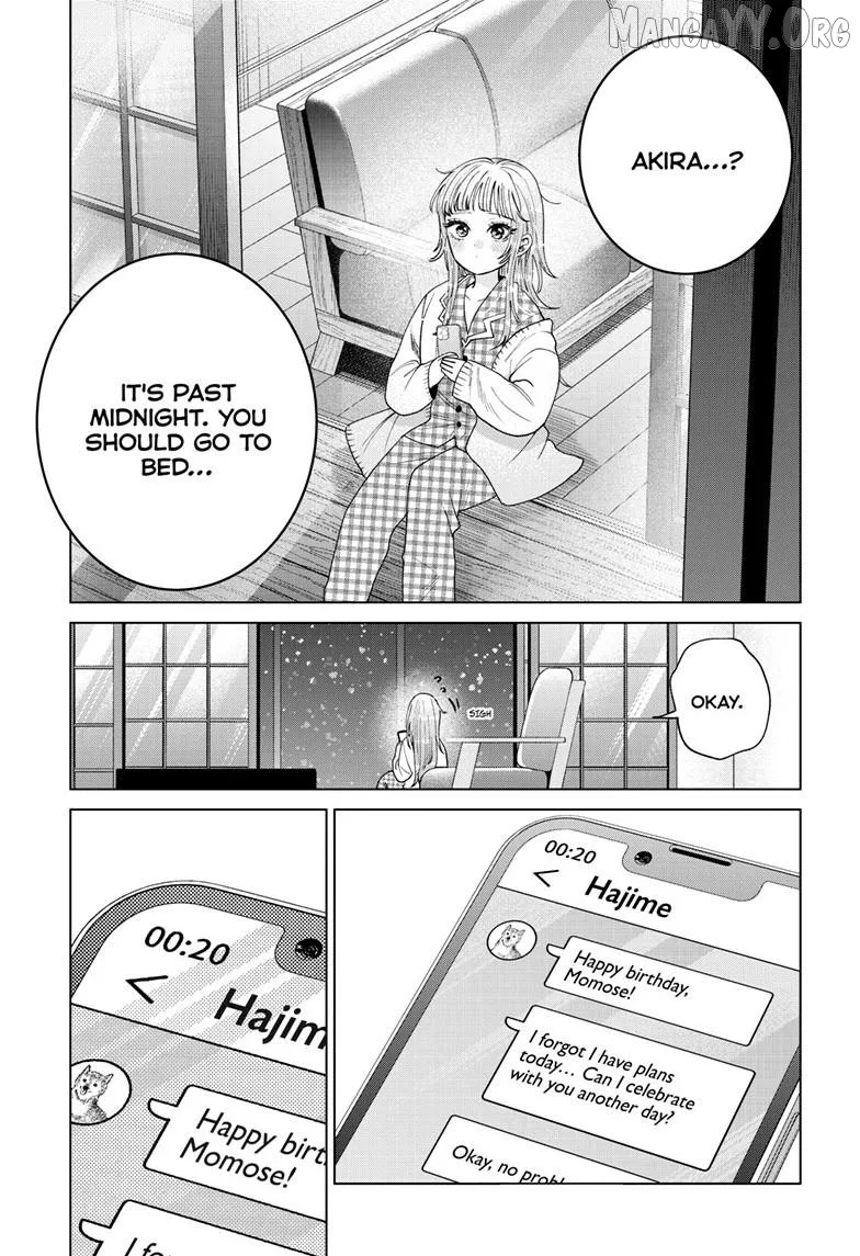 Momose Akira no Hatsukoi Hatan-chuu. Chapter 74 page 18