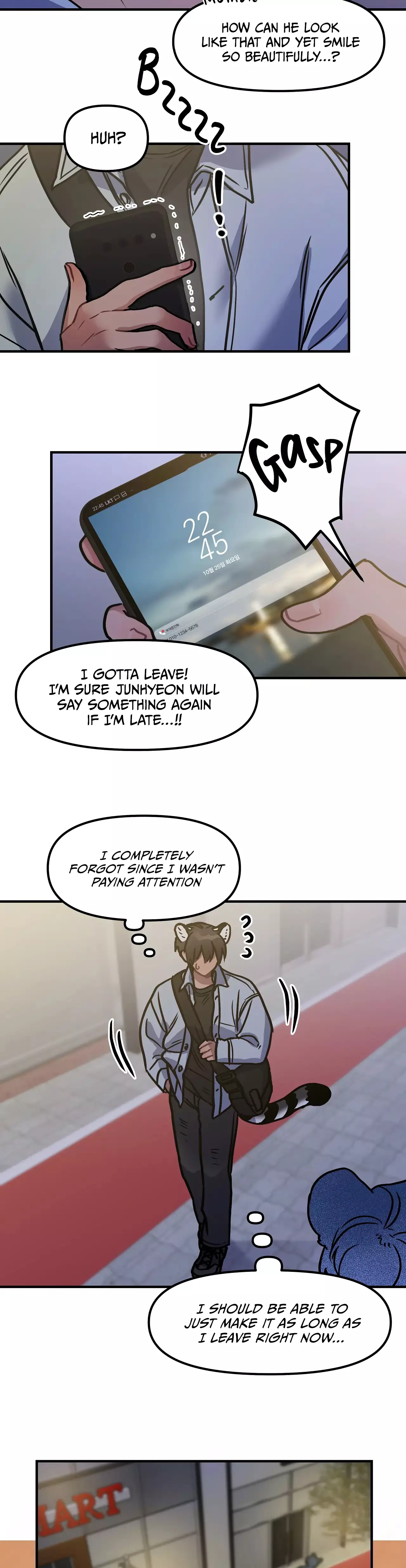 Mr. Tiger, Thank you for the meal Chapter 1 page 7