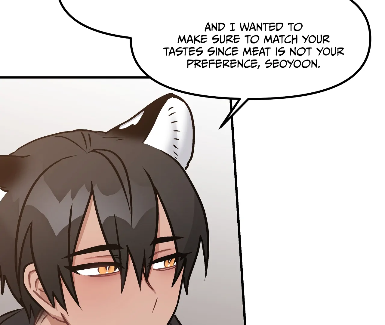 Mr. Tiger, Thank you for the meal Chapter 4 page 73